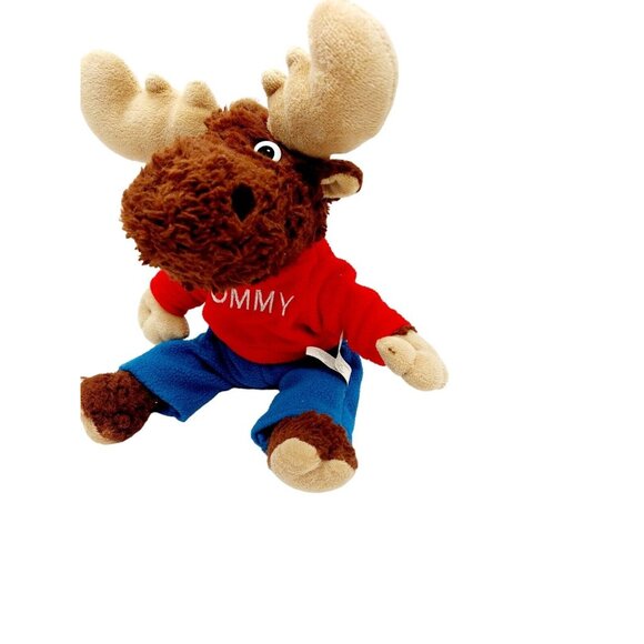 Tommy Moose Stuffed Animal Plush Moose International Org. 1988 in outfit - Picture 1 of 9